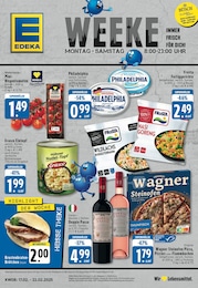 Pizza Angebot im aktuellen EDEKA Prospekt auf Seite 1