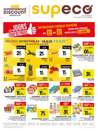 Catalogue Supeco "Les jours coup de pouce", 2 pages, 21/03/2023 - 27/03/2023 Prospectus Supeco "Les jours coup de pouce", 2 pages, 21/03/2023 - 27/03/2023