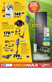 Kühlschrank im aktuellen MEDIMAX Prospekt (Mönchengladbach) Kühlschrank im MEDIMAX Prospekt "TEAM STADIONFEELING: JEDES SPIEL GRÖSSER ERLEBEN!" mit 8 Seiten (Mönchengladbach)