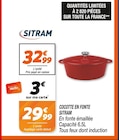 Cocotte en fonte - SITRAM - Netto Cocotte en fonte - SITRAM à 29,99 € dans le catalogue Netto