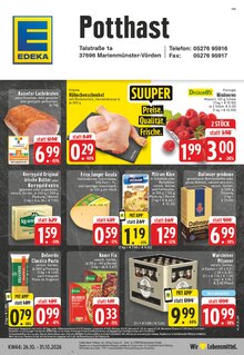 Aktueller EDEKA Prospekt (Marienmünster, 26 Seiten zum blättern EDEKA Prospekt Aktuelle Angebote mit 26 Seiten