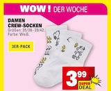Damen Crew-Socken Angebote bei Marktkauf Ravensburg für 3,99 €