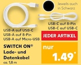 Lade- und Datenkabel USB-A auf USB-C bei Kaufland im Prospekt "" für 1,49 €