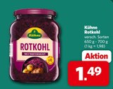 Rotkohl Angebote von Kühne bei famila Nordwest Oldenburg für 1,49 €