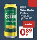 Aktuelles Natur-Radler Angebot bei ALDI SÜD in Ulm ab 0,89 €