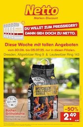 Netto Marken-Discount Prospekt für Dresden: "Diese Woche mit tollen Angeboten", 2 Seiten, 30.06.2025 - 05.07.2025