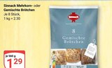 Mehrkorn Brötchen im Angebot bei GLOBUS in Wiesbaden Mehrkorn Brötchen Angebote von Sinnack bei GLOBUS Wiesbaden für 1,29 €