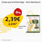 Promo Chips aux lentilles à 2,39 € dans le catalogue So.bio à Pézenas