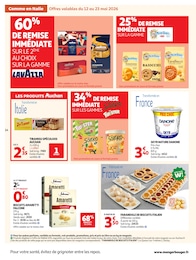 Prix et réduction Yaourt dans le prospectus Auchan Supermarché en cours Offre Yaourt dans le catalogue Auchan Supermarché du moment à la page 14