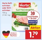 Netto Marken-Discount Dorsten - Saftschinken oder Grillschinken Angebot im Prospekt Saftschinken oder Grillschinken bei Netto Marken-Discount im Dorsten Prospekt für 1,79 €