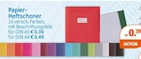 Papier-Heftschoner im Angebot bei Müller in Coburg Papier-Heftschoner Angebote bei Müller Coburg für 0,39 €
