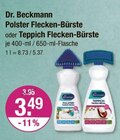 Polster Flecken-Bürste oder Teppich Flecken-Bürste von Dr. Beckmann im aktuellen V-Markt Prospekt für 3,49 €