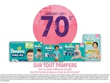 70% en Avantage Carte sur tout Pampers - Pampers dans le catalogue Intermarché Super
