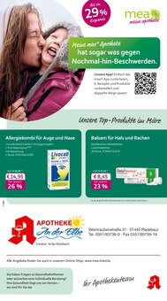 Nasenspray im mea - meine apotheke Prospekt "Unsere März-Angebote" mit 4 Seiten (Dresden)