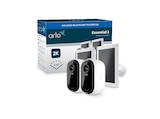 Arlo Essential 3 2K-Sicherheitskamera, 2er - Set mit 2 Solar Panels, Überwachungskamera Außen und Innen von ARLO im aktuellen MediaMarkt Saturn Prospekt für 179,99 €