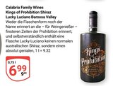 Aktuelles Kings of Prohibition Shiraz Lucky Luciano Barossa Valley Angebot bei GLOBUS in Wiesbaden ab 6,99 €