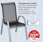 Stapelsessel Dublin von  im aktuellen V-Markt Prospekt für 20,00 €