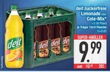 Cola im EDEKA Prospekt Zuckerfreie Limonade von Deit im aktuellen EDEKA Prospekt für 9,99 €