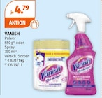 Pulver im Angebot bei Müller in Würzburg Pulver Angebote von Vanish bei Müller Würzburg für 4,79 €
