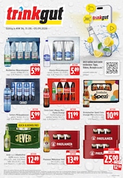 Discounter Prospekt von Trinkgut Rüsselsheim Trinkgut Prospekt: "Aktuelle Angebote", 6 Seiten, 31.08.2026 - 05.09.2026