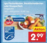 Fischstäbchen, Backfischstäbchen oder Knusperfisch Angebote von iglo bei Netto Marken-Discount Remscheid für 2,99 €