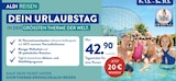 Tagesticket für eine Person von Therme Erding im aktuellen ALDI SÜD Prospekt für 42,90 €