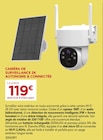 CAMÉRA DE SURVEILLANCE 2K AUTONOME & CONNECTÉE - Gedimat CAMÉRA DE SURVEILLANCE 2K AUTONOME & CONNECTÉE à 119,00 € dans le catalogue Gedimat
