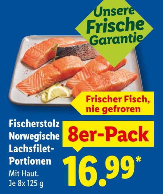 Norwegische Lachsfilet-Portionen