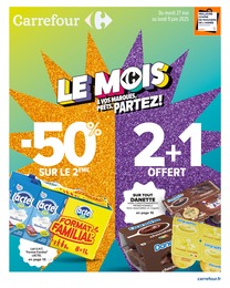 Prix et réduction Lactel dans le prospectus Carrefour en cours Offre Lactel dans le catalogue Carrefour du moment à la page 1