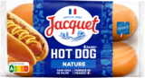 PAINS HOT DOG NATURE JACQUET - JACQUET à 1,18 € dans le catalogue Auchan Hypermarché