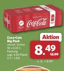 Big Pack im Angebot bei combi in Cuxhaven Big Pack Angebote von Coca-Cola bei combi Cuxhaven für 8,49 €