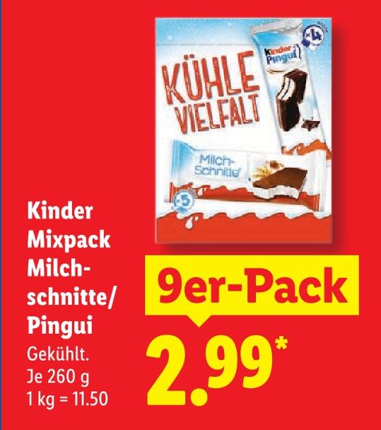 Mixpack Milchschnitte