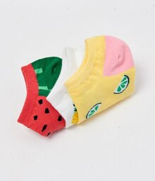 Camaïeu Grand Menil - Chaussettes femme motifs fruits Promo Chaussettes femme motifs fruits dans le catalogue Camaïeu "Camaïeu" à Grand Menil
