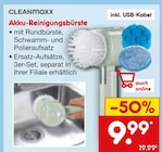 Akku-Reinigungsbürste Angebote von CLEANmaxx bei Netto Marken-Discount Schweinfurt für 9,99 €