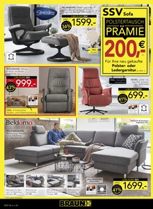 Sofa im aktuellen BRAUN Möbel-Center Prospekt (Freiburg (Breisgau)) Sofa im BRAUN Möbel-Center Prospekt "JUBILÄUMS SSV" mit 16 Seiten (Freiburg (Breisgau))