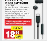 Aktuelles In-Ear-Kopfhörer IER-EX15 Angebot bei Marktkauf in Reutlingen ab 18,99 €