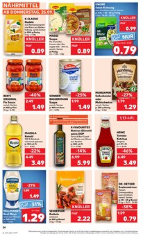 Nudeln im Kaufland Prospekt "Hier bin ich richtig" mit 60 Seiten (Essen)