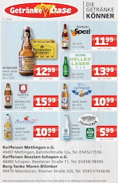 Getränke Oase Prospekt für Recke: "Aktuelle Angebote", 1 Seite, 07.04.2026 - 11.04.2026