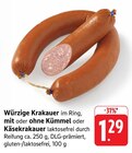 Aktuelles Würzige Krakauer im Ring mit Kümmel Angebot bei E center in Heilbronn ab 1,29 €