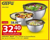 Schüsselset Mondi Angebote von GEFU bei Segmüller Ulm für 32,40 €