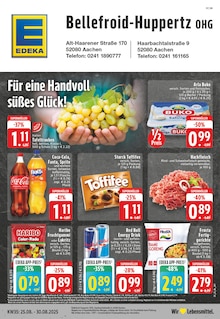 Aktueller EDEKA Prospekt für Aachen mit  Seiten