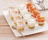 Verrines saumon fromage concombre - U Express à Pau Verrines saumon fromage concombre en promo chez U Express Pau à 2,40 €