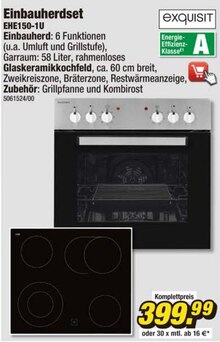 Einbauherdset EHE150-1U bei POCO in Aachen Einbauherdset EHE150-1U im Angebot bei POCO Aachen für 399,99 €