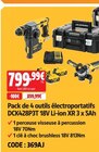 Pack de 4 outils électroportatifs DCK428P3T 18V Li-ion XR 3 x 5Ah - DEWALT - Screwfix à Nantes Pack de 4 outils électroportatifs DCK428P3T 18V Li-ion XR 3 x 5Ah - DEWALT en promo chez Screwfix Nantes à 799,99 €