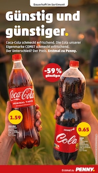 Coca Cola im Penny Prospekt "Wer günstig will, muss Penny." mit 38 Seiten (Mannheim)