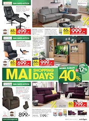 Aktueller Zurbrüggen Prospekt mit Sofa, "MAI SHOPPING DAYS", Seite 7