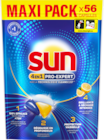 CAPSULES LAVE VAISSELLE 4 EN 1 PRO EXPERT SUN - SUN en promo chez Auchan Hypermarché Béziers à 9,59 €