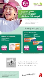 Aktueller mea - meine apotheke Apotheken Prospekt für Budenheim: Unsere Juli-Angebote mit 4} Seiten, 01.07.2026 - 31.07.2026