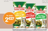 Olives vertes ail et fi nes herbes / piment d'espelette / citron et thym - MENGUY'S à 2,27 € dans le catalogue B&M