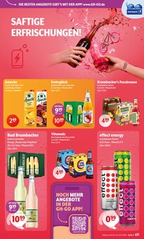 Saft im Getränke Hoffmann Prospekt "Aktuelle Angebote" mit 10 Seiten (Cottbus)